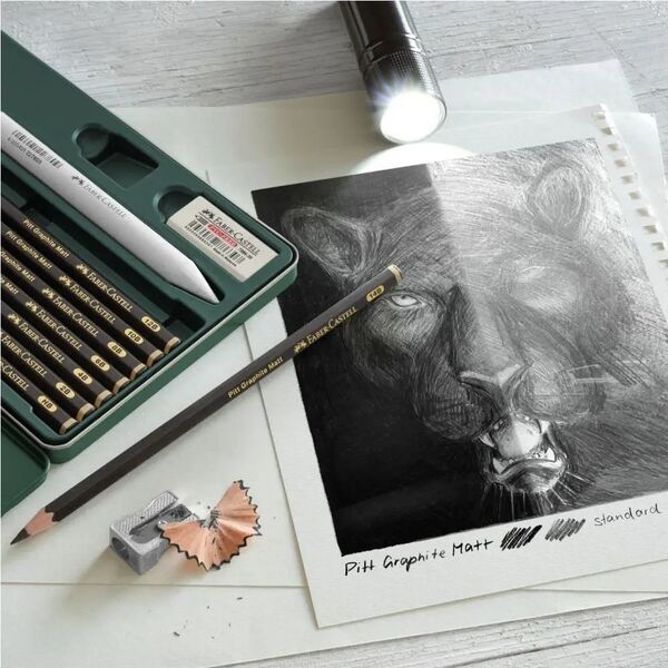 Faber-Castell FABER-CASTELL Set Pitt Graphite Matt 11er Metalletui