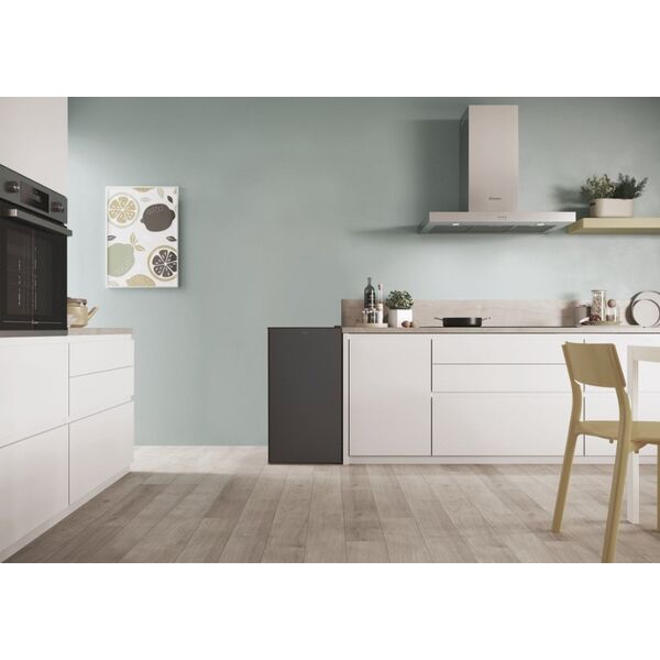 Lodówka Candy Candy Table Top Refrigerator | CHASD4385EBC | Energy efficiency class E | Free standing | Larder | Height 85 cm | Fridge net capacity 90 L | 37 dB | Black