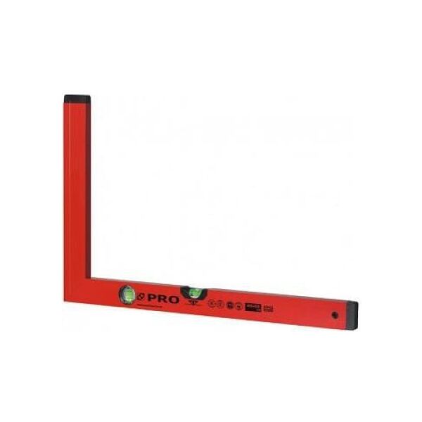 PRO Kątownica budowlana malowana PR0600 50x80cm ze wskaźnikami - 3-01-03-K3-085