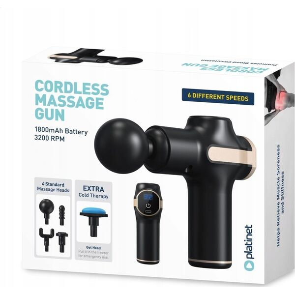 Masażer Platinet Platinet massage gun PMAS2 1800mAh