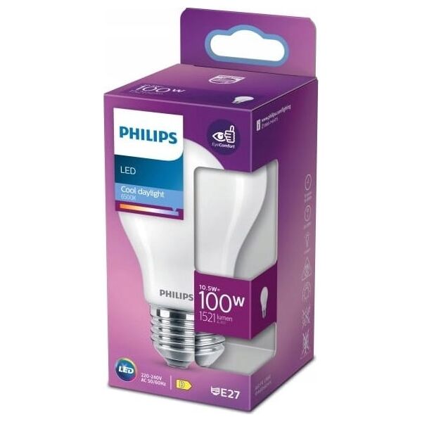 Signify Philips LED Lampe 100W E27 Tageslichtweiß 1521lm matt 1er P