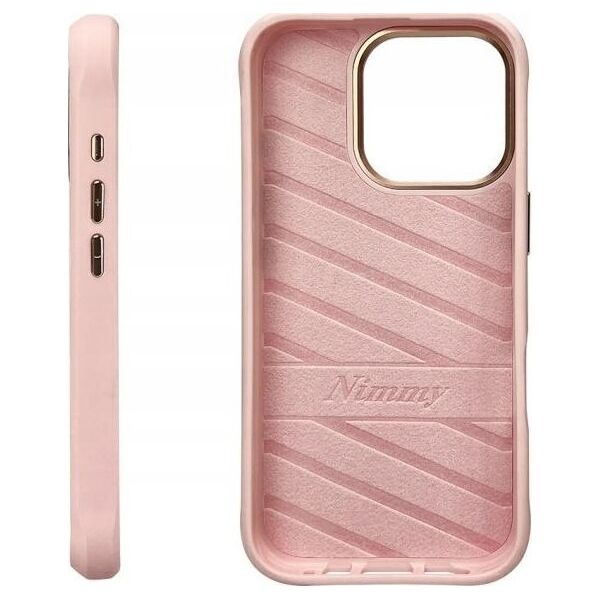 Nimmy iPhone 16 Pro Max 6.9" case pink/pink Glasses Cool Cat