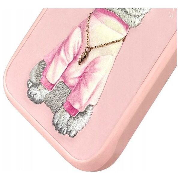 Nimmy iPhone 16 Pro Max 6.9" case pink/pink Glasses Cool Cat