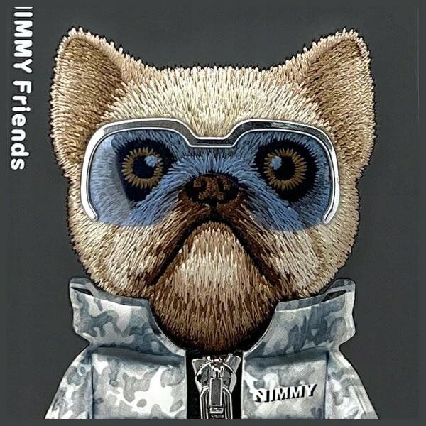 Nimmy iPhone 16 Pro 6.3" Case Black Cool&Cute 2.0 Dog