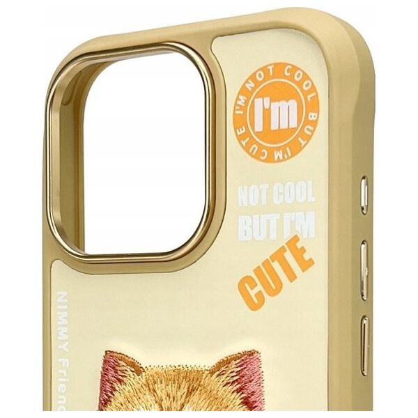 Nimmy case iPhone 16 Pro Max 6.9" khaki Cool&Cute 2.0 Cat