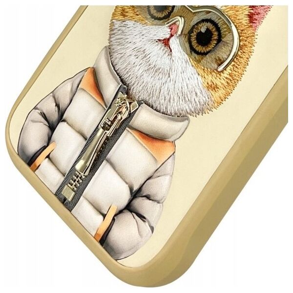 Nimmy case iPhone 16 Pro Max 6.9" khaki Cool&Cute 2.0 Cat