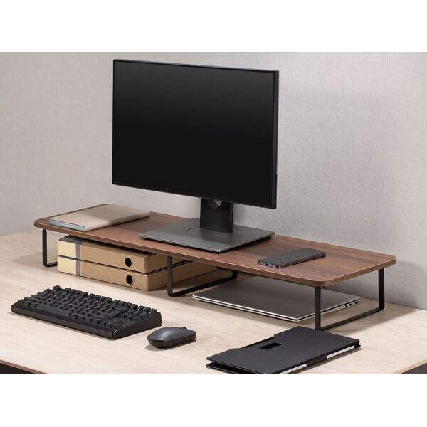 Mozos DUAL RISER P podstawka półka pod dwa monitory