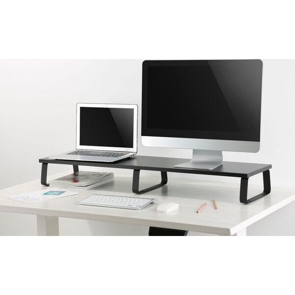 Mozos DUAL RISER S podstawka półka pod dwa monitory