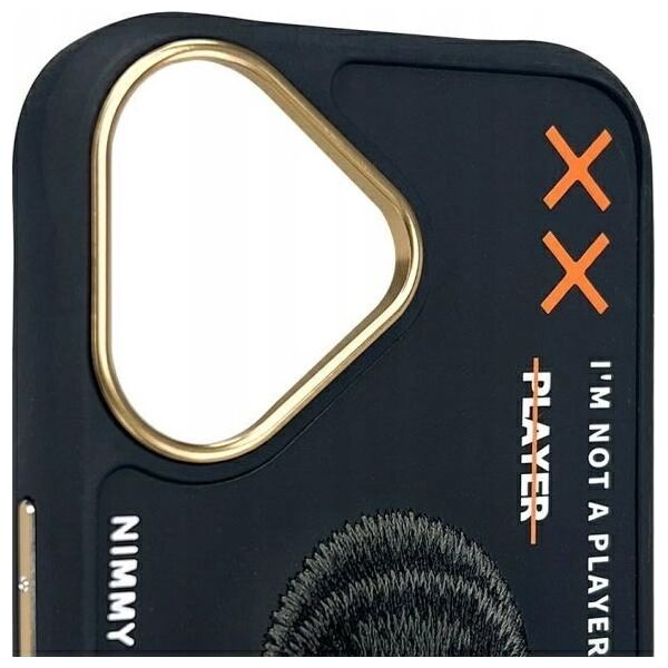 Nimmy case iPhone 16 6.1" black/black Cool&Cute 2.0 Monkey