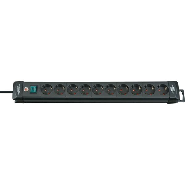 Listwa zasilająca Brennenstuhl Premium-Line 10 gniazd 3 m czarna (1156110010)