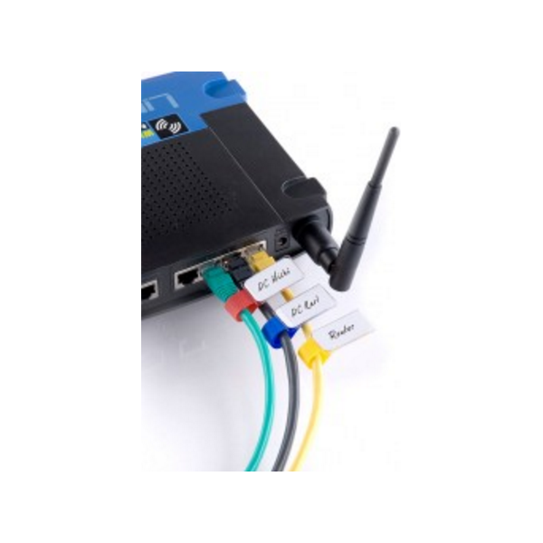 Organizer LABEL THE CABLE Rzep Biały 10 sztuk  (LTC2520)