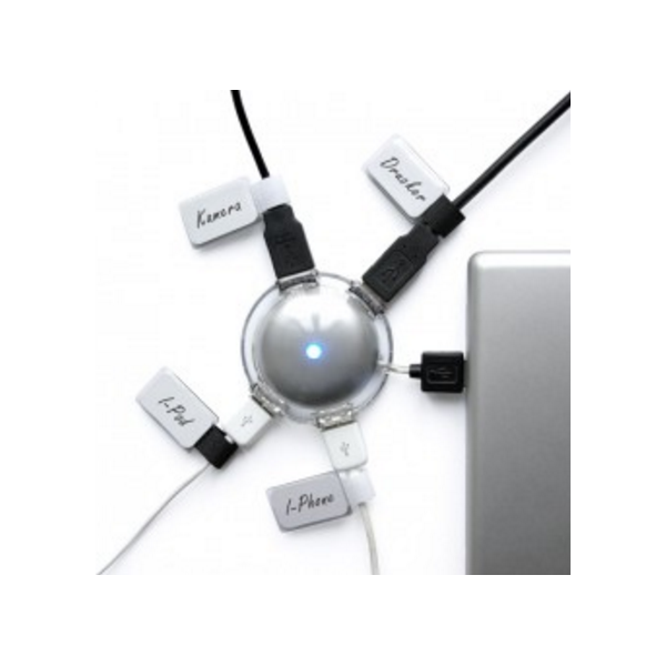 Organizer LABEL THE CABLE Rzep Czarny 10 sztuk  (LTC2510)