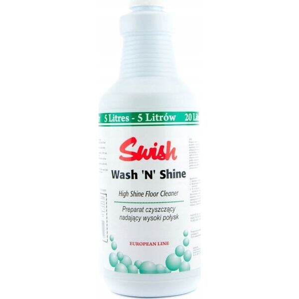 Swish Swish Wash'n'Shine - Υγρό για καθαρισμό και γυάλισμα δαπέδων - 1 l 8504203 624237391047