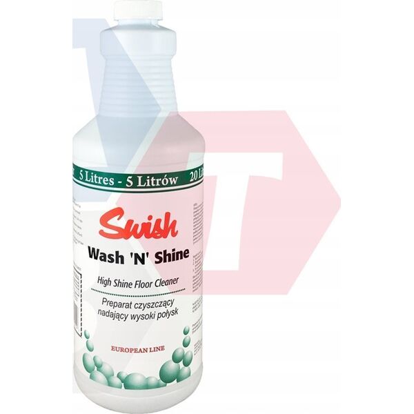 Swish Swish Wash'n'Shine - Υγρό για καθαρισμό και γυάλισμα δαπέδων - 1 l 8504203 624237391047