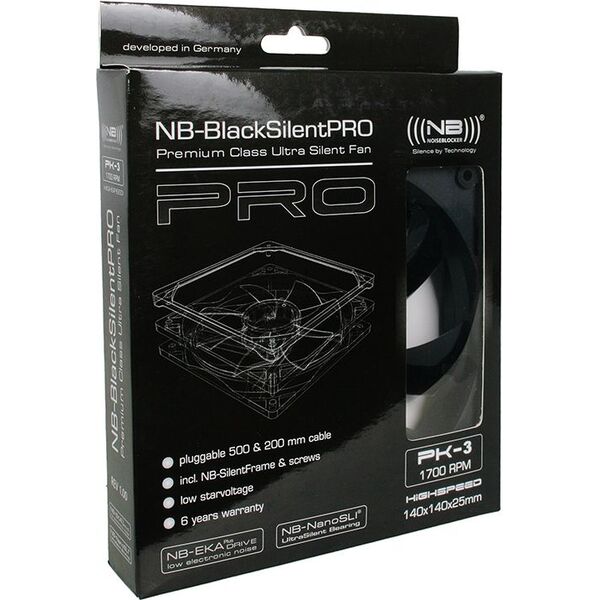 Wentylator Noiseblocker BlackSilent Pro Fan PK3 (ITR-PK-3)