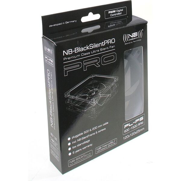 Wentylator Noiseblocker BlackSilent Pro Fan PLPS (ITR-PLPS)