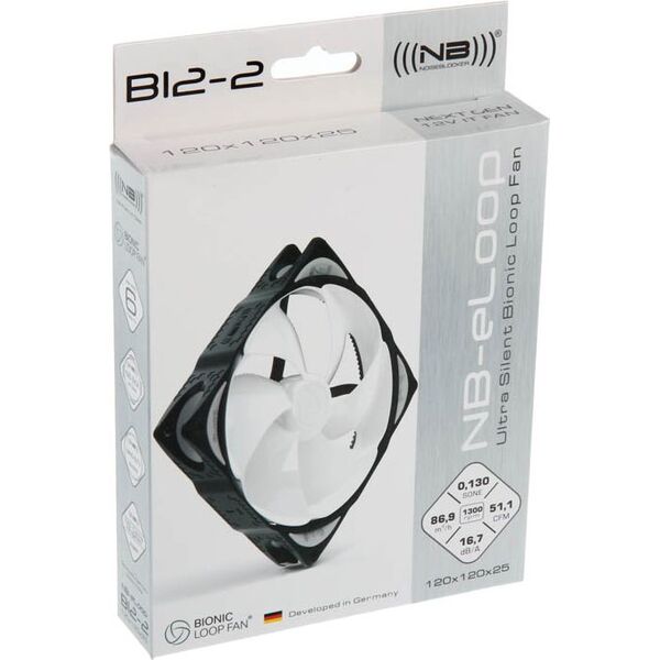 Wentylator Noiseblocker B-eLoop Fan B12-2 (ITR-B12-2)