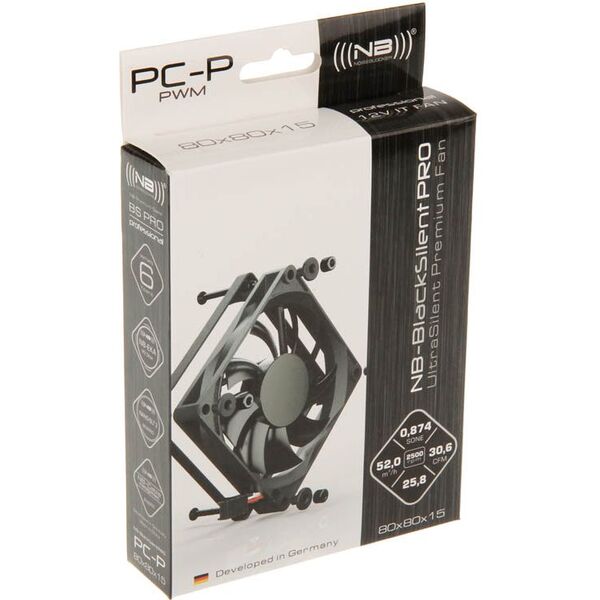 Wentylator Noiseblocker BlackSilent Pro PC-P 80mm (ITR-PC-P)