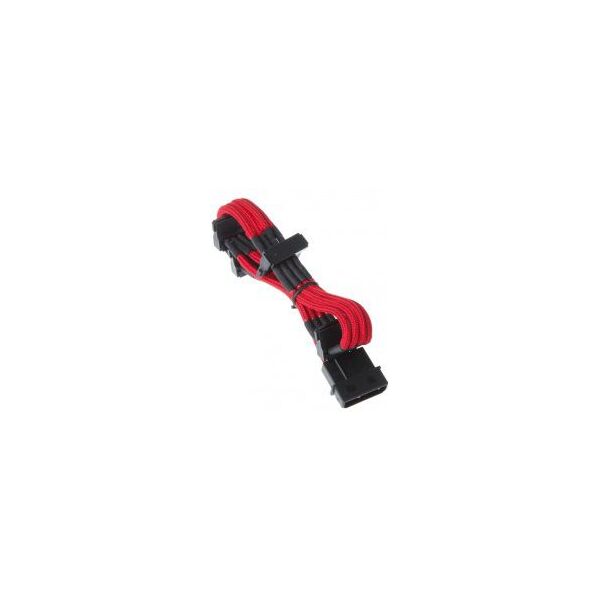 SilverStone Molex - SATA, 0.3m, Czerwony (SSTPP07BTSR)