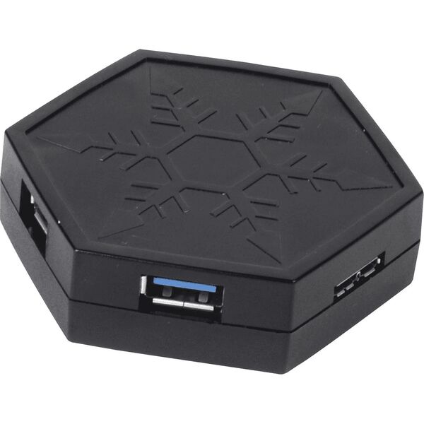 HUB USB SilverStone 4x USB-A 3.0 (SSTEP01B)