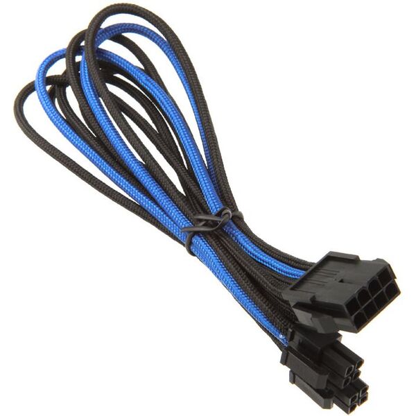 SilverStone ATX/EPS 8-pin - ATX/EPS 8-pin, 0.3m, Niebieski (SST-PP07-EPS8BA)