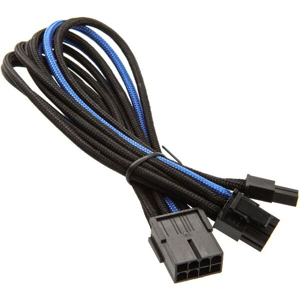 SilverStone PCIe 8-pin - PCIe 8-pin, 0.25m, Niebieski (SST-PP07-PCIBA)