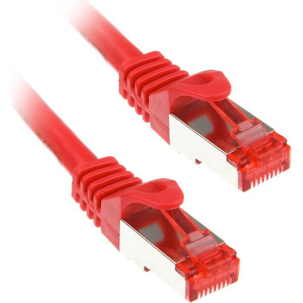 InLine 2m Cat.6 kabel sieciowy 1000 Mbit RJ45 - czerwony (76402R)