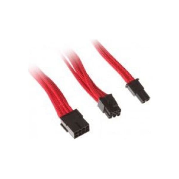 SilverStone PCIe 8-pin - PCIe 8-pin, 0.25m, Czerwony (SSTPP07PCIR)
