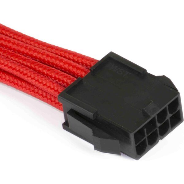 Phanteks PCIe 8-pin - PCIe 8-pin, 0.5m, Czerwony (PH-CB8V_RD)