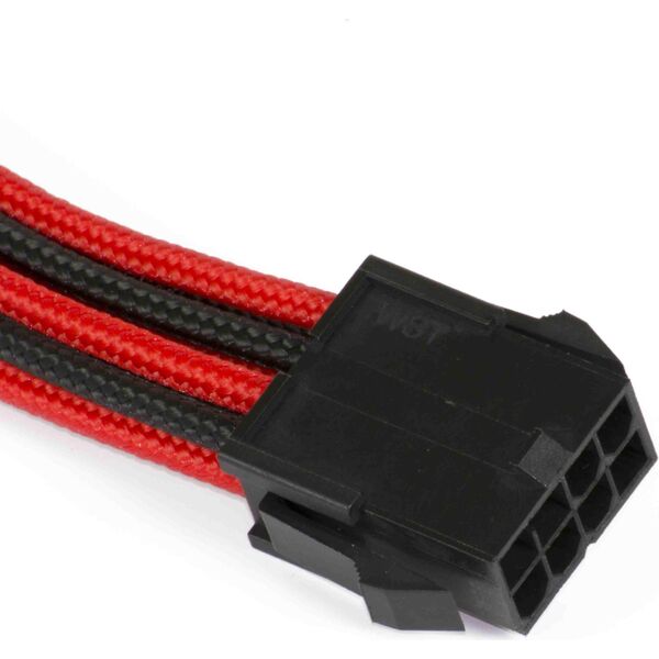 Phanteks PCIe 8-pin - PCIe 8-pin, 0.5m, Czarno-czerwony (PH-CB8V_BR)