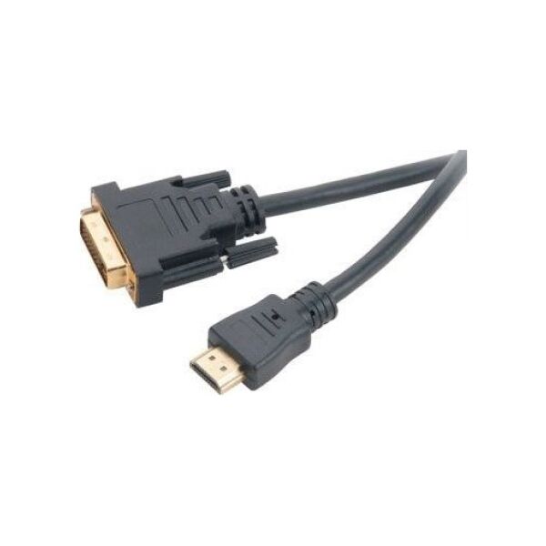 Kabel Akasa HDMI - DVI-D 2m czarny (AK-CBHD06-20BK)