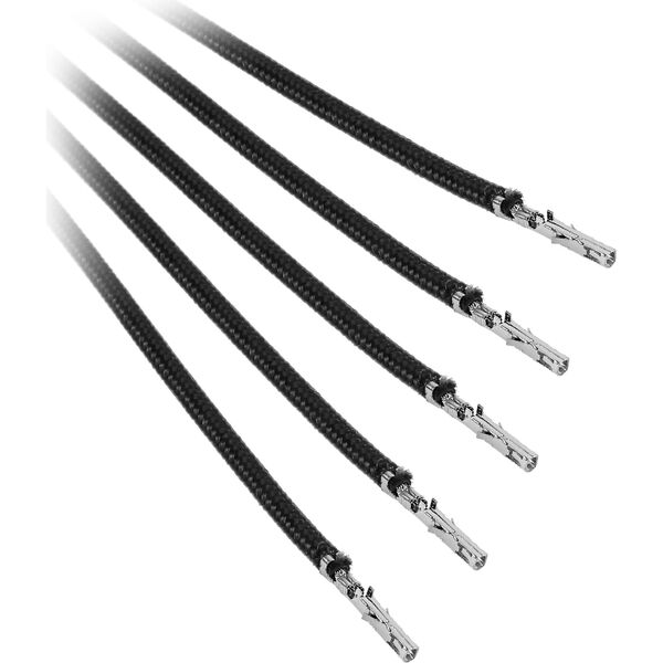 BitFenix Kable bez złącz, 0.2m, Czarny (BFX-ALC-20CMLK-RP)