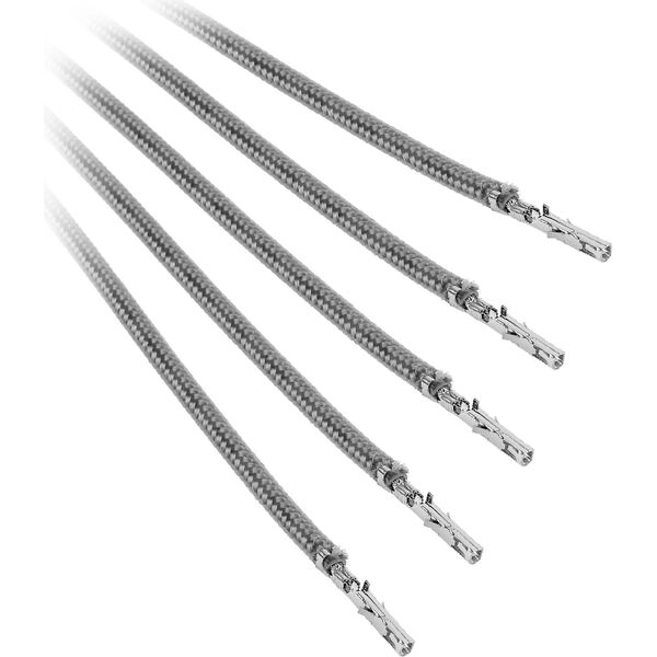 BitFenix Kable bez złącz, 0.2m, Szary (BFX-ALC-20CMLGY-RP)