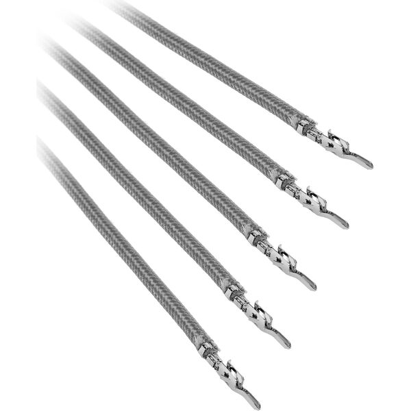 BitFenix Kable bez złącz, 0.2m, Szary (BFX-ALC-20CMLGY-RP)