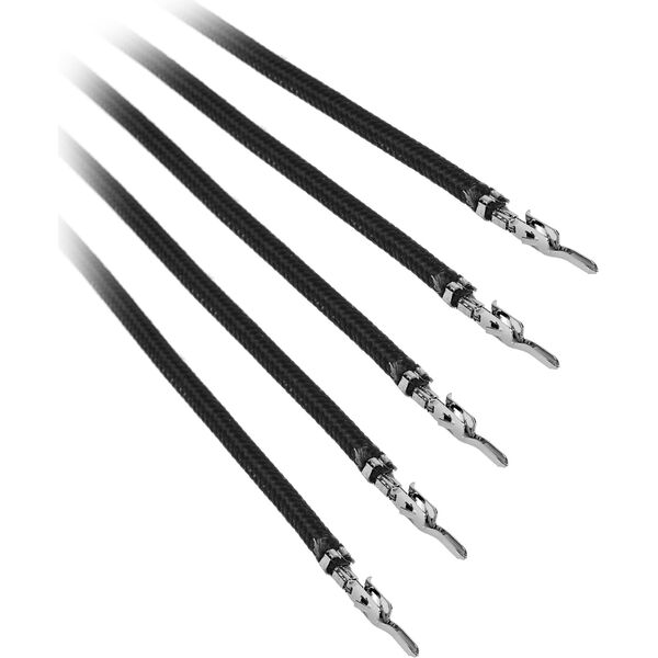 BitFenix Kable bez złącz, 0.2m, Czarny (BFX-ALC-20CMLK-RP)