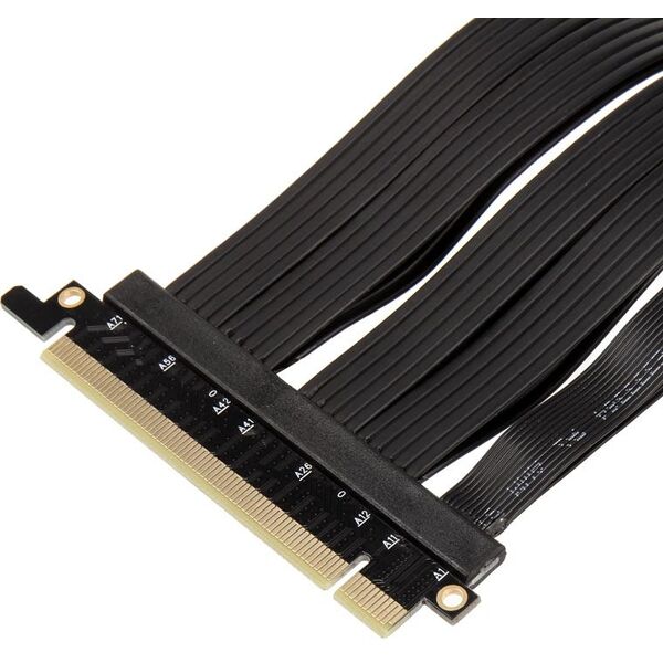 Raijintek PCIe x16, 0.2m, Czarny (0R400047)