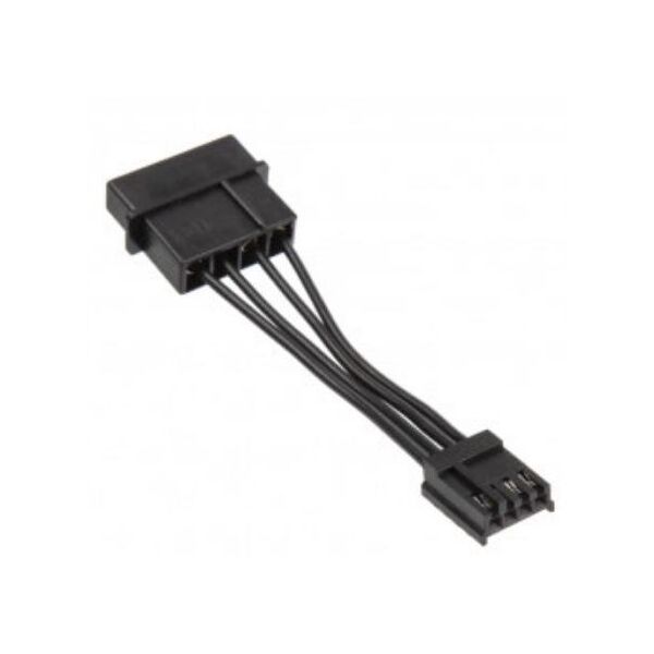 Kolink Molex - 4-pin Floppy, 0.05m, Czarny (KL-AC-MF01)