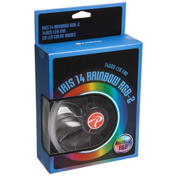 Wentylator Raijintek Iris 14 Rainbow RGB 2-pack (0R400049)