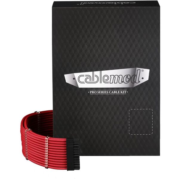 CableMod Zestaw kabli, Czerwony (CM-PCSI-FKIT-NKR-R)