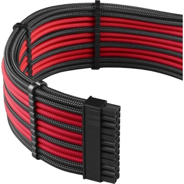 CableMod Zestaw kabli, Czarno-czerwony (CM-PCAB-BKIT-NKKR-3P)