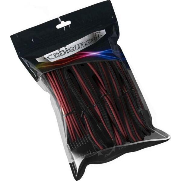 CableMod Zestaw kabli, Czarno-czerwony (CM-PCAB-BKIT-NKKBR-3)