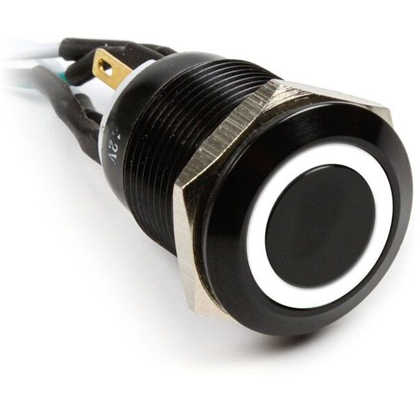 Impactics Przycisk power do komputera 19mm, IP65, biały LED (LAN_22_IP65_ALB_WH_1)