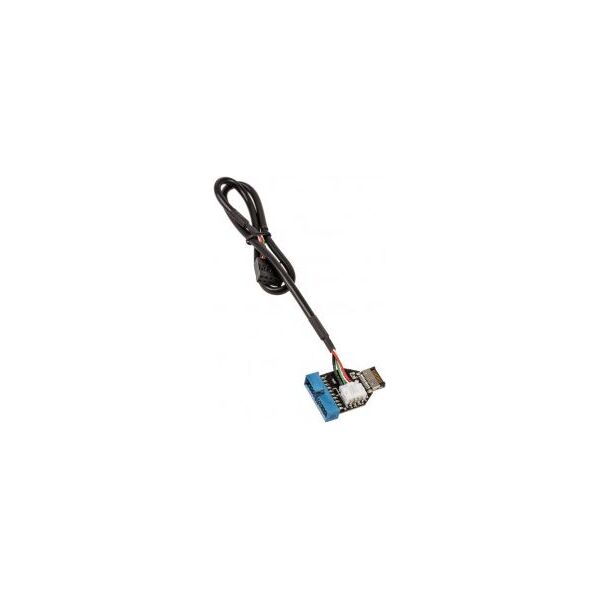 Adapter USB Akasa 3.1 to 3.0 USB - USB Czarny  (ZUUS-364)