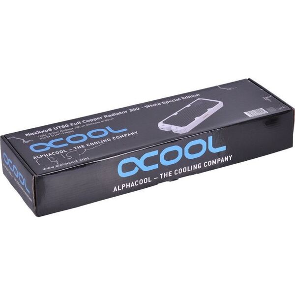 Alphacool Alpha NexXxoS UT60 Full Copper 360mm, radiator (white / black, white Special Edition)