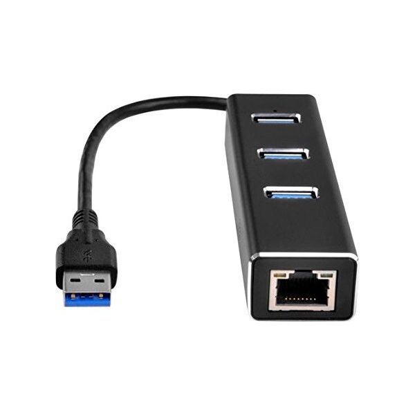 HUB USB SilverStone 1x RJ-45  + 3x USB-A 3.0 (SST-EP04)