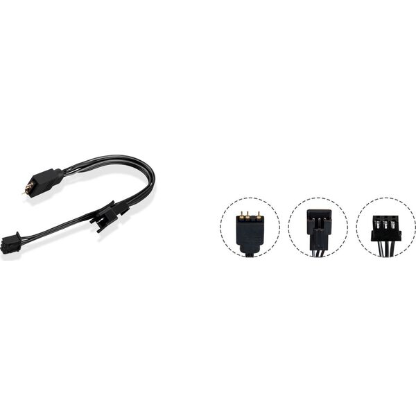 SilverStone Sterownik RGB i wentylatorów LSB02-E (SST-LSB02-E)