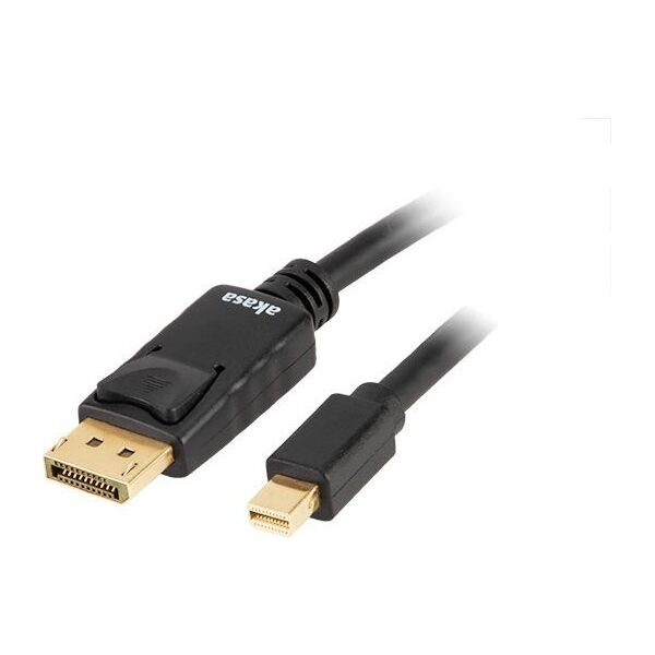 Kabel Akasa DisplayPort Mini - DisplayPort 2m czarny (AK-CBDP22-20BK)