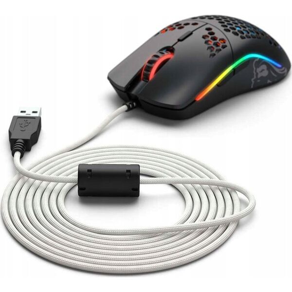 Glorious PC Gaming Race Ascended Cable V2 - Arctic White (G-ASC-WHITE-1)