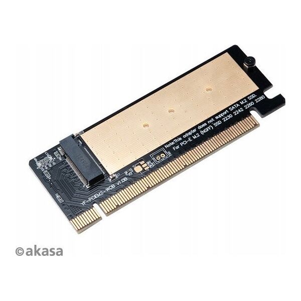 Akasa Akasa M.2 PCIe Adapter mit Kühler - schwarz