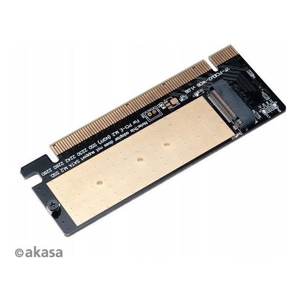 Akasa Akasa M.2 PCIe Adapter mit Kühler - schwarz